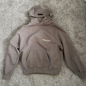 Fear of God Essentials Tan Hoodie